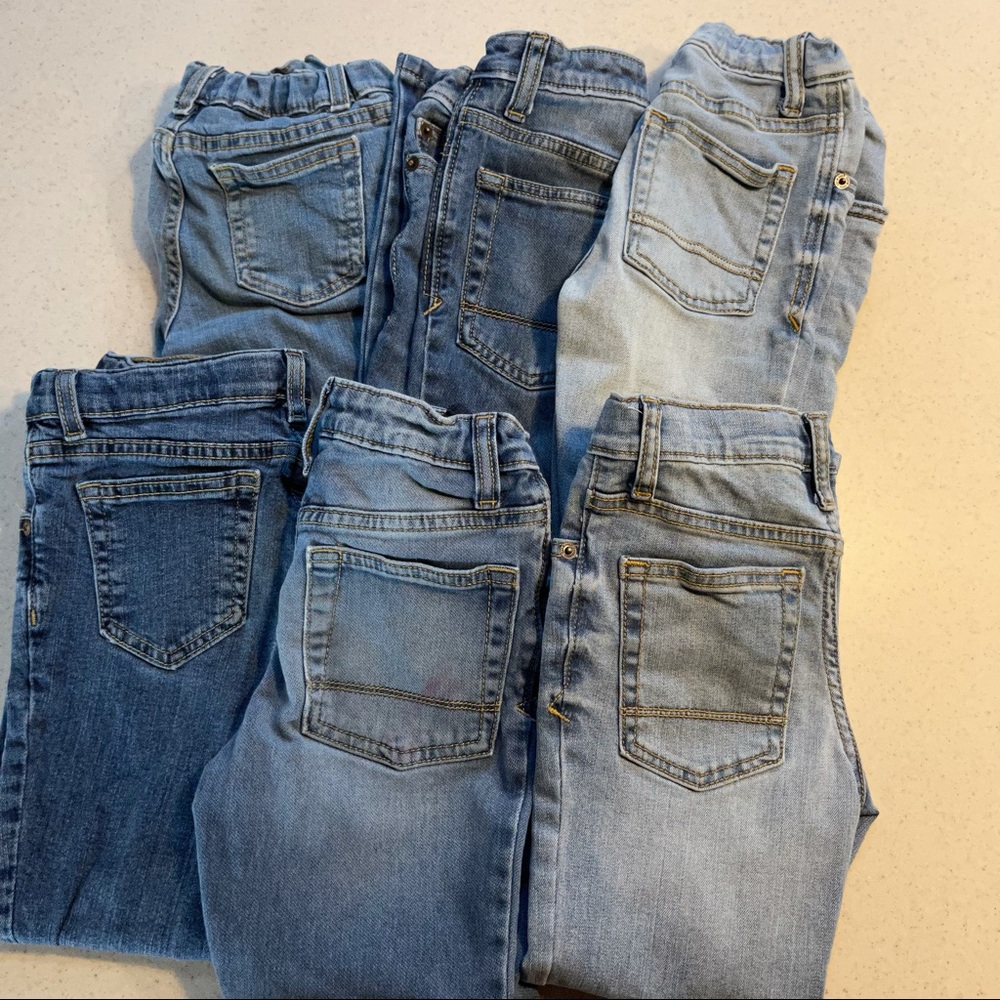 6 pairs of boys skinny jeans cat & jack sonoma 6